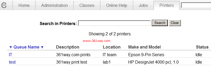 printers-list